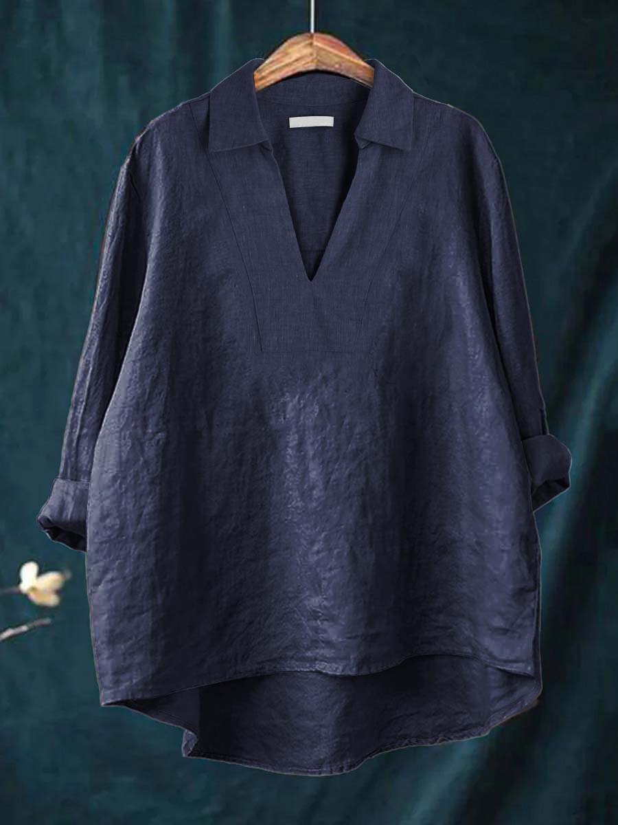 Maria Linen Blouse